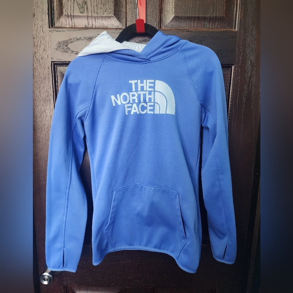 The North Face Women's Hoodie in Blue Size Small